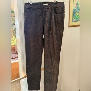 H & M Glitter Pants Very Good Preloved. Size 10